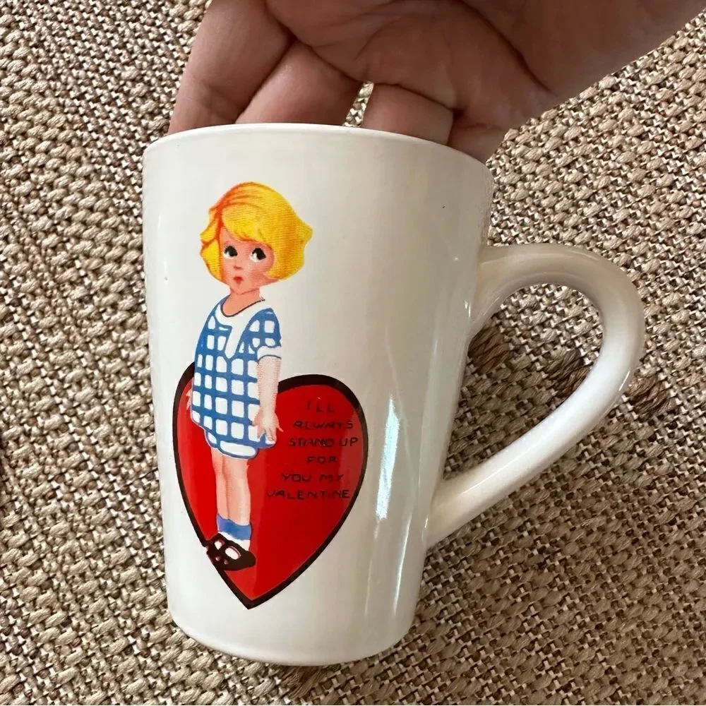Rosanna “I’ll Always Stand Up For You My Valentine” Small Plate & Coffee Cup